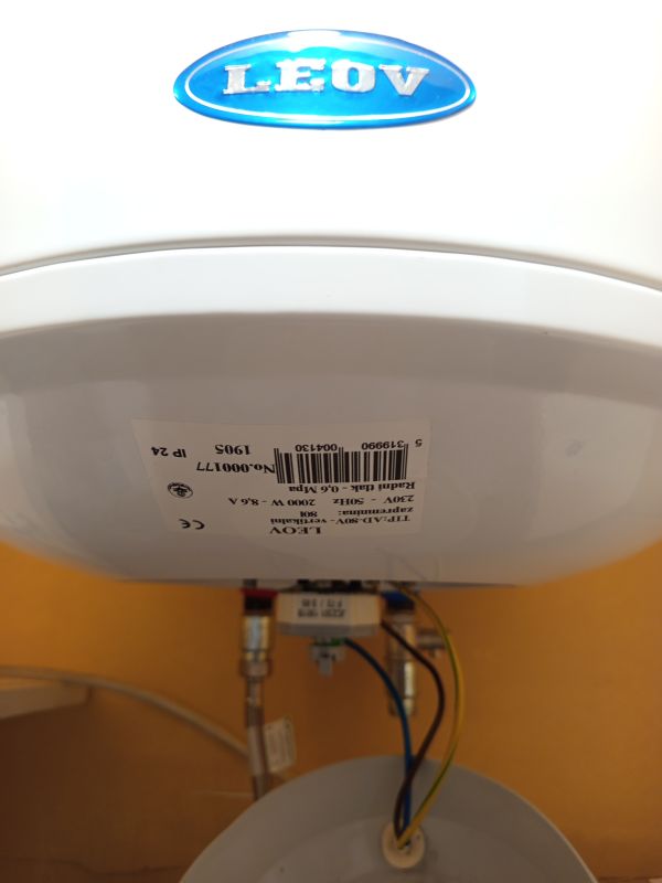 Bojler Leov AD-80V-Vertikalni – izgled modela